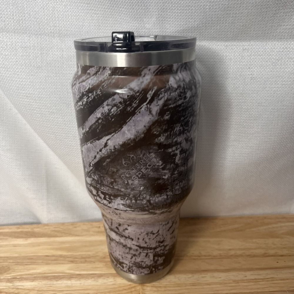 Realtree Aspect Camo 20oz Tumbler Stainless Steel Insulated Travel Mug Gorpcore